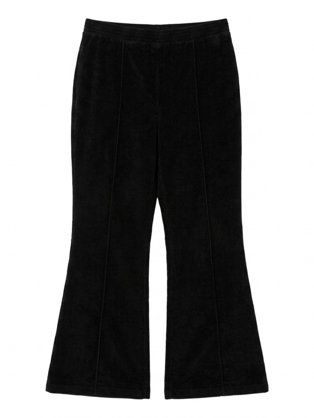 Aerie Black Corduroy Flare Pants - XXL Regular